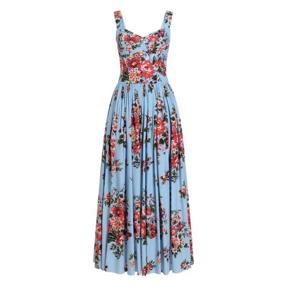 DOLCE & GABBANA Dresses & Skirts - Dolce & Gabbana Women Long Floral Dress